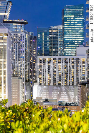 Dense modern skyscrapers in Miami Dense modern skyscrapers in Miami 140804914