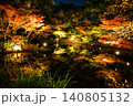水面に映る紅葉 140805132