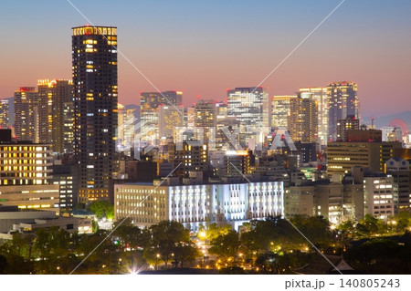 大阪　夜景 140805243
