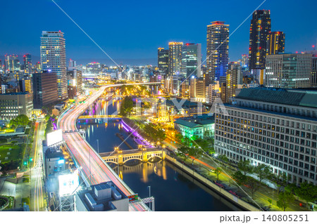 大阪　夜景 140805251
