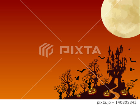 ハロウィンの背景 ハロウィンの背景 140805843