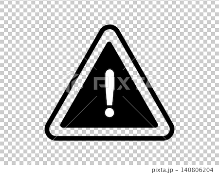 A triangular exclamation mark icon indicates caution or warning. A triangular exclamation mark icon indicates caution or warning. 140806204