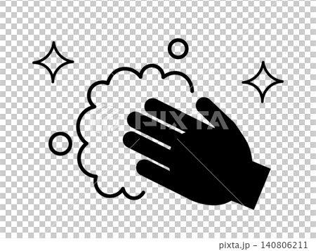 Handwashing reminder sign icon Handwashing reminder sign icon 140806211