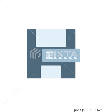 Save file name icon for naming digital document. Tag with save symbol for software interface, file manager, or application ui design. Icon design flat style Save file name icon for naming digital document. Tag with save symbol for software interface, file manager, or application ui design. Icon design flat style 140806282