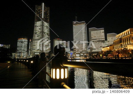 みなとみらいの夜景 みなとみらいの夜景 140806409