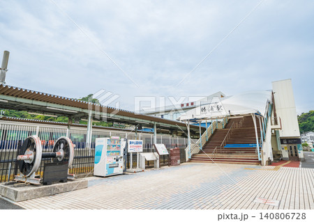 「千葉県」JR外房線・勝浦駅 南口 勝浦市 「千葉県」JR外房線・勝浦駅 南口 勝浦市 140806728