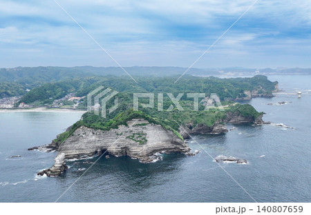 空撮「千葉県」鵜原理想郷をドローンで撮影 勝浦市 空撮「千葉県」鵜原理想郷をドローンで撮影 勝浦市 140807659