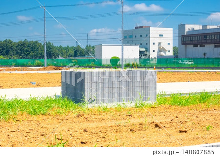 大規模分譲住宅地の宅地造成・ゴミ置き場 大規模分譲住宅地の宅地造成・ゴミ置き場 140807885