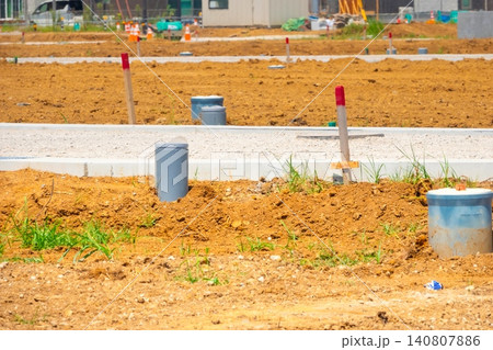 大規模分譲住宅地の宅地造成・排水設備 大規模分譲住宅地の宅地造成・排水設備 140807886
