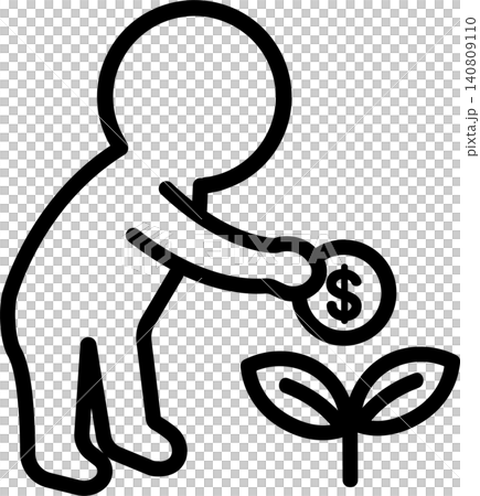 ビジネスピクトグラム 投資 資産運用 貯蓄 成長 アイコン イラスト ビジネスピクトグラム 投資 資産運用 貯蓄 成長 アイコン イラスト 140809110