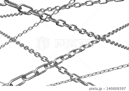 鎖　チェーン　Chain　bind  閉鎖　束　束縛（透過素材） 140809397