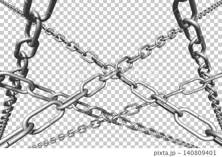 Chain, Chain, Bind, Closure, Binding (Transparent Material) 140809401