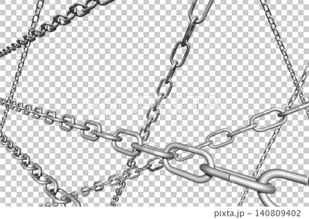 Chain, Chain, Bind, Closure, Binding (Transparent Material) Chain, Chain, Bind, Closure, Binding (Transparent Material) 140809402