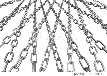 鎖　チェーン　Chain　bind  閉鎖　束　束縛（透過素材） 140809412