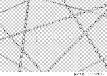 Chain, Chain, Bind, Closure, Binding (Transparent Material) 140809417