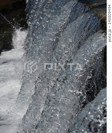 河川の氾濫・増水　溢水　越水　A river overflows 140809494