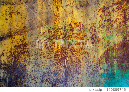 Abstract Rusted Metal Surface Texture Background 140809746