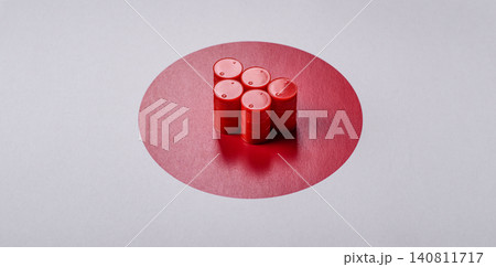 Metal barrels containing oil, gas, or chemicals, with a prohibition sign. Oil barrels Metal barrels containing oil, gas, or chemicals, with a prohibition sign. Oil barrels 140811717