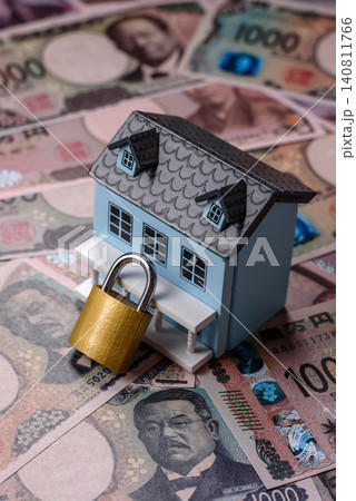 Security, a concept background for protecting your home from burglary or accident. Home security 140811766