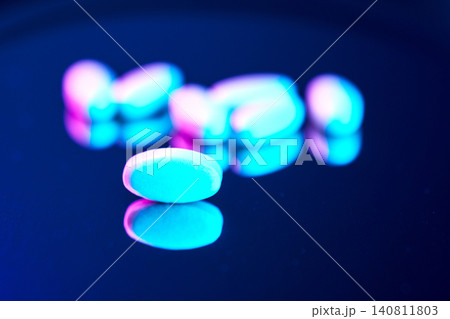 Glp 1 medication pills representing anti obesity therapy concept Glp 1 medication pills representing anti obesity therapy concept 140811803