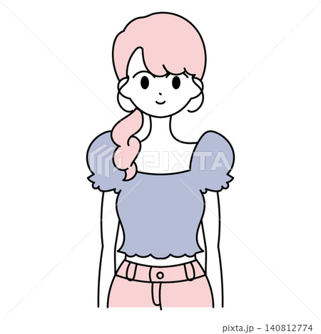 若い女の子の絵 若い女の子の絵 140812774
