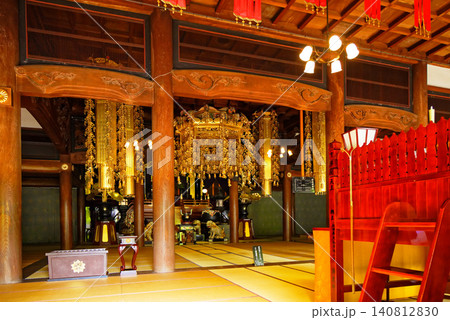 永平寺 法堂 住職禅師説法のお堂 八葉蓮華の天蓋 永平寺 法堂 住職禅師説法のお堂 八葉蓮華の天蓋 140812830