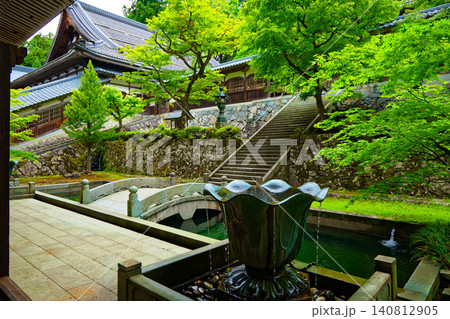 永平寺の山門 四天王 吉祥の額 大伽藍 永平寺の山門 四天王 吉祥の額 大伽藍 140812905