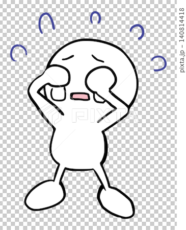 Stick figure, sad, crying Stick figure, sad, crying 140814418