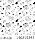 Drawing tools seamless pattern 140815868