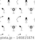 Microphone seamless pattern 140815874