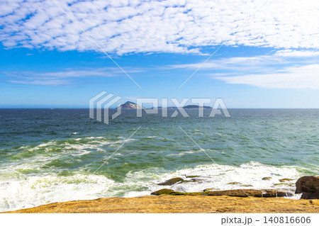 Ipanema Beach Tropical Island Paradise Panorama Rio de Janeiro Brazil. Ipanema Beach Tropical Island Paradise Panorama Rio de Janeiro Brazil. 140816606