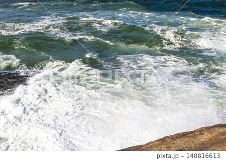 Ipanema Beach Water Waves and Rocks Rio de Janeiro Brazil. Ipanema Beach Water Waves and Rocks Rio de Janeiro Brazil. 140816613