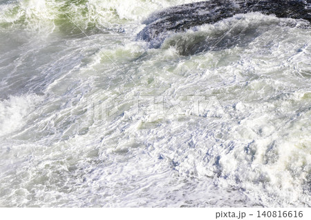 Ipanema Beach Water Waves and Rocks Rio de Janeiro Brazil. 140816616