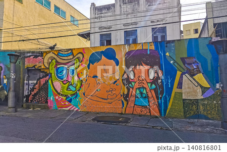Rio de Janeiro Brazil City Street Art Graffiti and Paintings. Rio de Janeiro Brazil City Street Art Graffiti and Paintings. 140816801