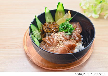 びんちょうまぐろの漬け丼 140817235
