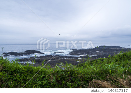梅雨時期の神奈川県最南端の城ヶ島 梅雨時期の神奈川県最南端の城ヶ島 140817517