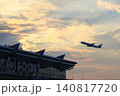 飛行機のある風景 140817720