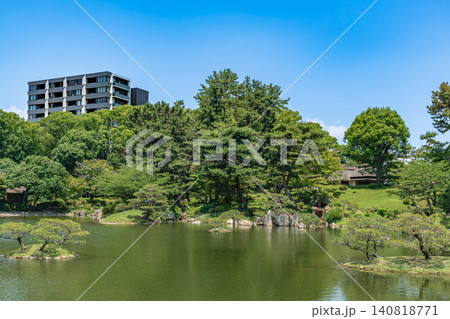 縮景園の風景 140818771