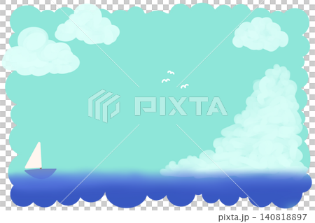 夏の海の背景(エメラルド) 夏の海の背景(エメラルド) 140818897