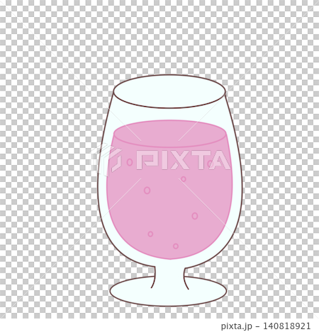 Pink soda drink 140818921