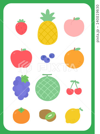 Set of fruit vector illustrations. Set of fruit vector illustrations. 140819630