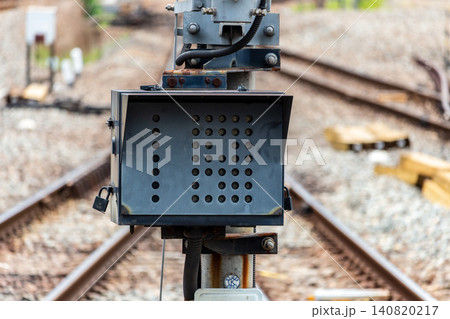 線路と鉄道の信号設備 【進路表示機】 線路と鉄道の信号設備 【進路表示機】 140820217