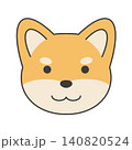 笑顔の柴犬のイラスト素材 140820524