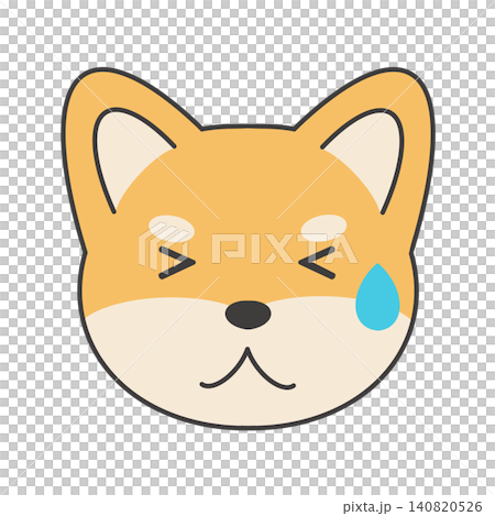 一幅柴犬流汗的插圖 一幅柴犬流汗的插圖 140820526