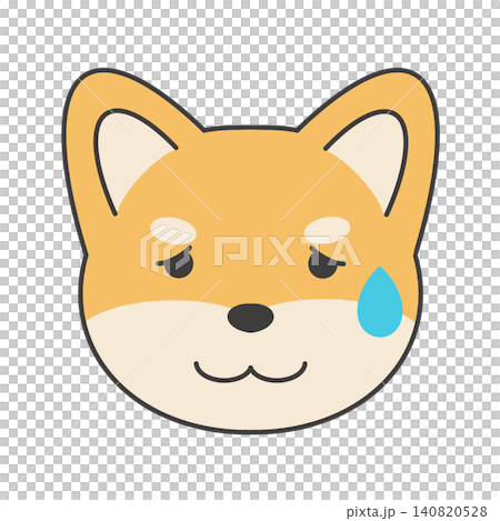 一幅柴犬大汗淋漓的插圖 一幅柴犬大汗淋漓的插圖 140820528