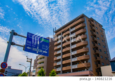 【京都風景】堀川通りの空とビル群（堀川丸太町から堀川今出川まで） 140821216