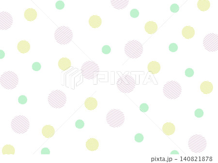 Seamless pattern with polka dots. Colorful background. Design for wallpaper, banner, print, vector, illustration, cover, cloth, wrapping paper, art, wall art 140821878