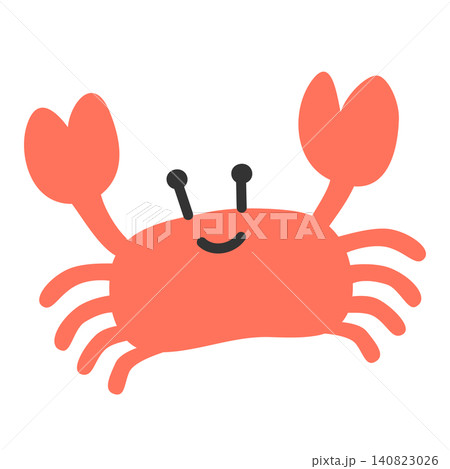 かわいいカニのイラスト かわいいカニのイラスト 140823026