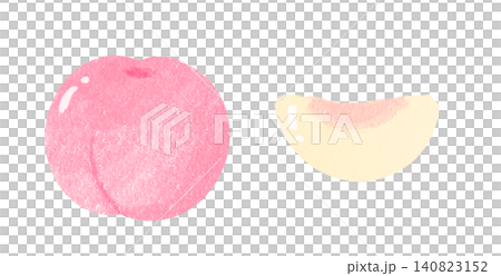 桃のイラストセット 桃のイラストセット 140823152