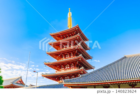 浅草寺 五重塔 浅草寺 五重塔 140823624